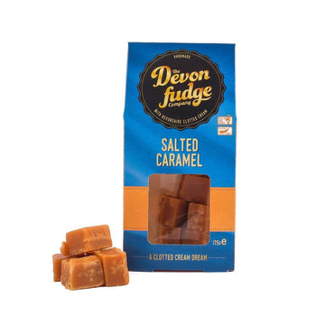 The Devon Fudge Company - Salted Caramel Fudge. Devonshire Clotted Cream fudge