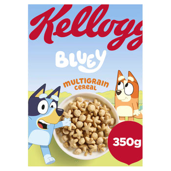 Kellogg's Bluey Multigrain Shapes Breakfast Cereal 350g - From The UK