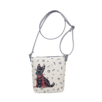 Signare Tapestry - Scottie Dog Sling Bag