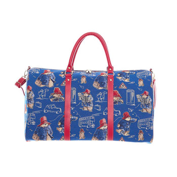 Signare Tapestry - Paddington Bear Blue ™ - Big Holdall Bag