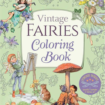 Simon & Schuster - Vintage Fairies Coloring Book by: Paperback; 96 pages / English