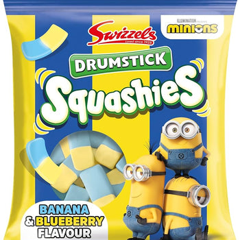 Swizzels Drumstick Squashies Banana & Blueberry Flavour 110g