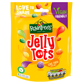 Rowntree's Jelly Tots Pouch. 150g/5.3oz