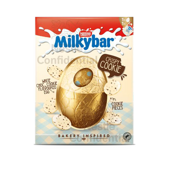 Nestle Milkybar Crispy Cookie Large Easter Egg 236g