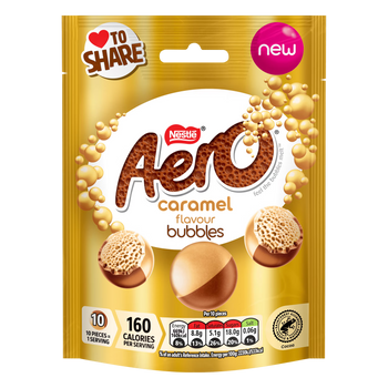 Aero Bubbles Caramel Pouch 92g
