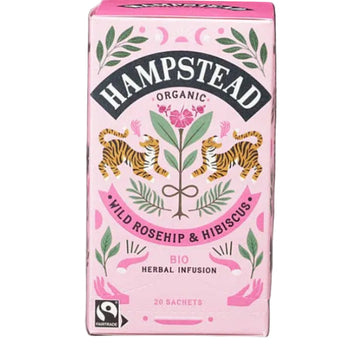 Hampstead Organic Rosehip & Hibiscus (20 Teabags)