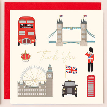 London Thank You Card