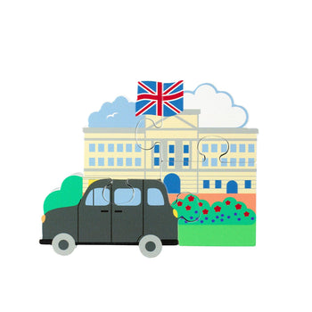 Orange Tree Toys - London Taxi Wooden Puzzle