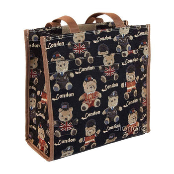 Signare Tapestry - London Bear - Shopper Bag