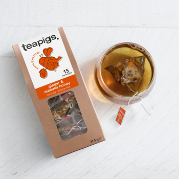 teapigs - Ginger and Manuka Honey tea - 15 temples