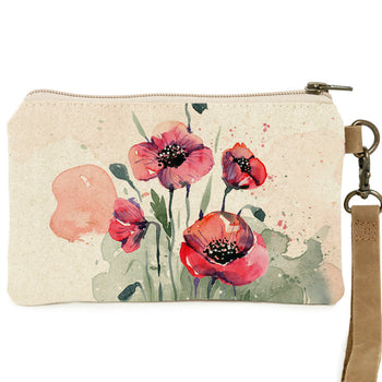 Cott N Curls - Poppies Wristlet