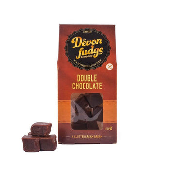 The Devon Fudge Company - Double Chocolate Fudge, gluten free, 100% made in England UK