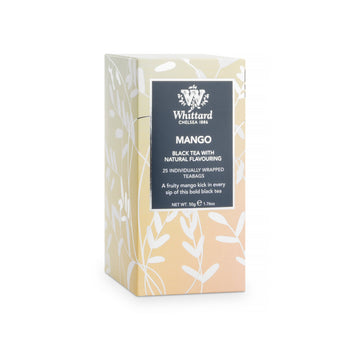 Whittard of Chelsea - Whittard Mango Black Tea 25 individually wrapped teabags