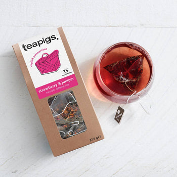 teapigs - Strawberry and Juniper tea - 15 temples
