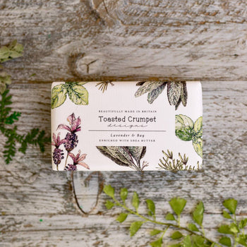 Toasted Crumpet - Lavender & Bay 190g soap bar