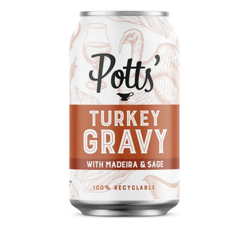 Potts Turkey Gravy With Madeira & Sage Can 330g