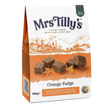 Mrs Tilly's Orange Fudge Carton 150g
