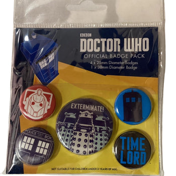 Doctor Who Official Badge Pack