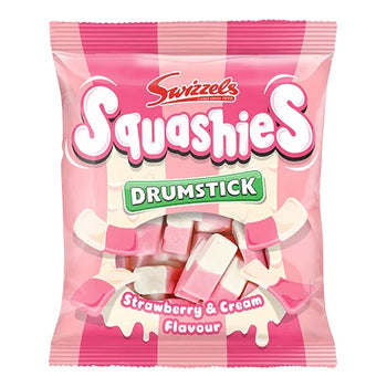 Swizzels Drumstick Squashies Strawberry and Cream Flavour. 120g