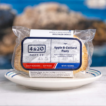 4&20 Apple & Custard Pasty 7oz - 1/2lb Ship Weight