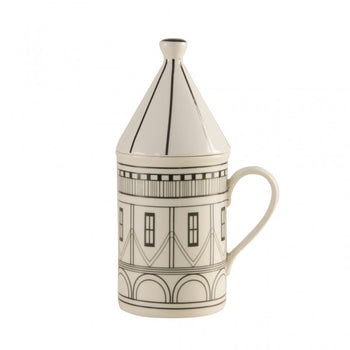 Architecture Black Craft 2 pc Covered Mug Set