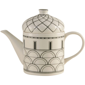 Architecture Black Craft Teapot