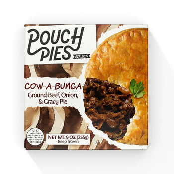 Pouch Pies Beef and Onion Pie 9oz - 1/2lb Ship Weight