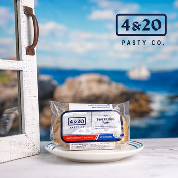 4&20 Beef and Onion Pasty 7oz - Ship Weight 1/2lb