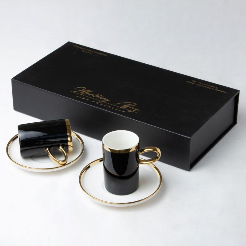 グラス/カップ Supreme - Supreme Espresso Set (Set of 2) BLACK BlackWhiteGoldTallEspressoCups