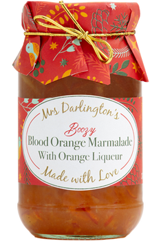 Mrs. Darlington's Boozy Blood Orange Marmalade With Orange Liqueur