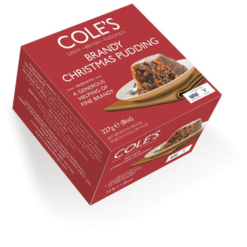 Cole's Luxury Brandy Christmas Pudding 227g