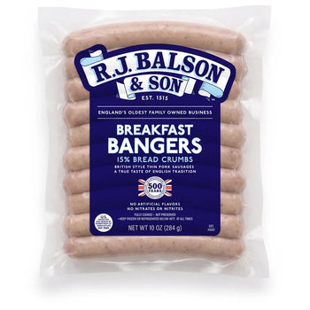RJ Balson & Sons Breakfast Bangers - 1lb Ship Weight