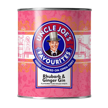Uncle Joe's Rhubarb and Ginger Tin 120g