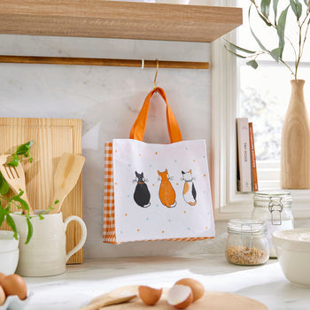 Ulster Weavers Cats in Waiting -  PVC Shopper Bag Small