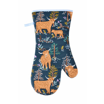 Ulster Weavers Connie the Highland Cow Gauntlet Oven Glove Mitt