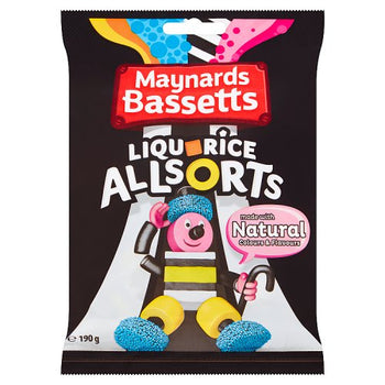 Maynards Bassetts Liquorice Allsorts Bag 130g