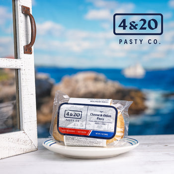 4 & 20 Cheese and Onion Pasty 7oz - Ship Weight 1/2lb