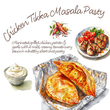 4&20 Chicken Tikka Masala Pasty 7oz - 1/2lb Ship Weight