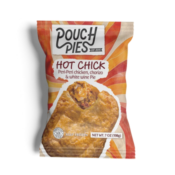 Pouch Pies Peri Peri Spicy Chicken and Chorizo 7oz - 1/2lb Ship Weight