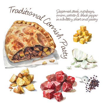 4&20 Cornish Pasty 7oz - Ship Weight 1/2lb