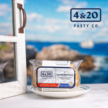 4&20 Curried Beef Pasty 7oz - 1/2lb Ship Weight