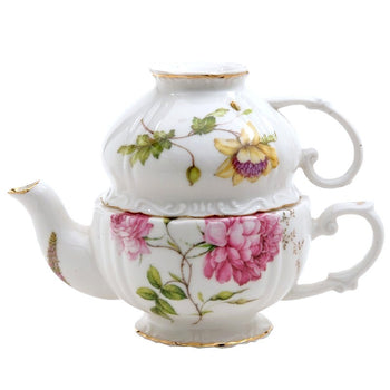 Dahlia 4 Piece Tea for One