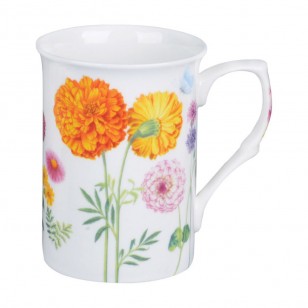 Dahlia Can Mugs, Set of 4