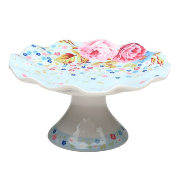 FLORAL Blue CAKE STAND
