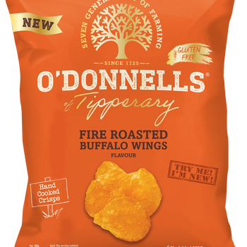 NEW! O'Donnells Fire Roasted Buffalo Wing Large Bag 125g