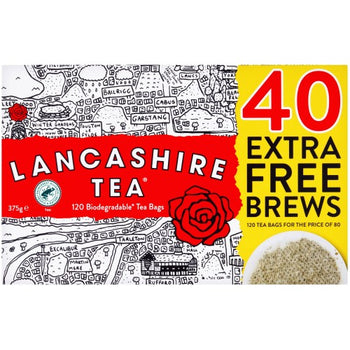 Lancashire Tea 120 Biodegradable Bags
