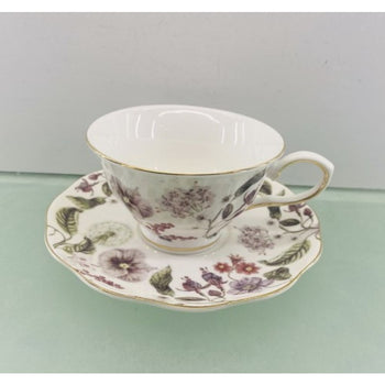 Garden Joy Teacup Saucer, Set of 4