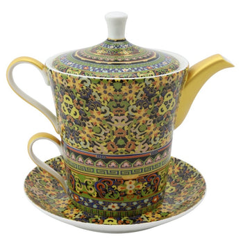 Golden Moroccan 4 Piece Tea for One