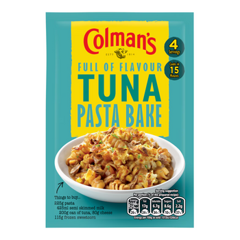 Colman’s Tuna Pasta Bake Seasoning Mix. Serves Four. 44g