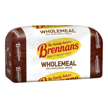Brennans Wholemeal Bread 800g - 1.5lb Ship Weight (1 Loaf Per Order)